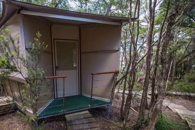 2 Nights - Boutique Camp Hut on Exclusive Island, All Inclusive with Private Return Flights