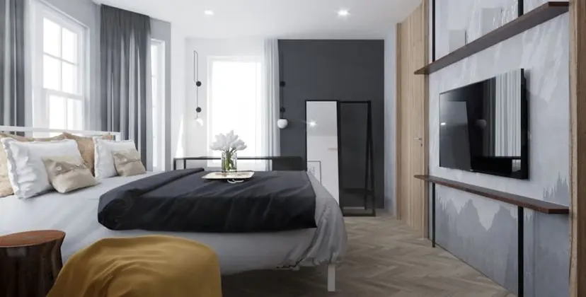 Deluxe Apart Daire, 2 Yatak Odası, Dağ Manzaralı