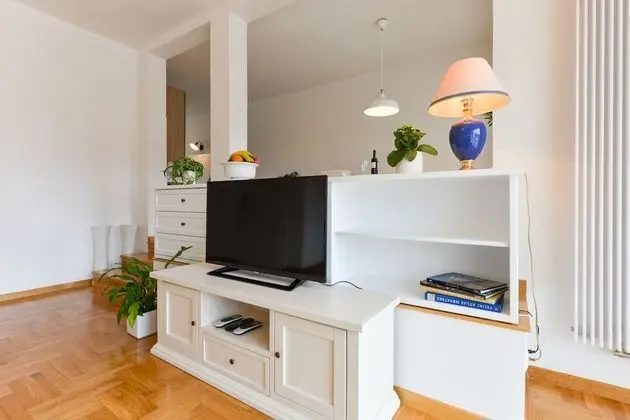 Deluxe Apart Daire, 2 Yatak Odası, Teras, Bahçe Manzaralı (Blue)