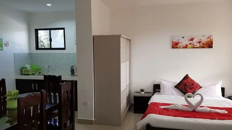 Family Stüdyo Süit, Küçük Mutfak, Avlu Manzaralı