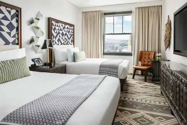 Deluxe Oda, 2 Çift Kişilik Yatak, Şehir Manzaralı (City View Two Double Room)