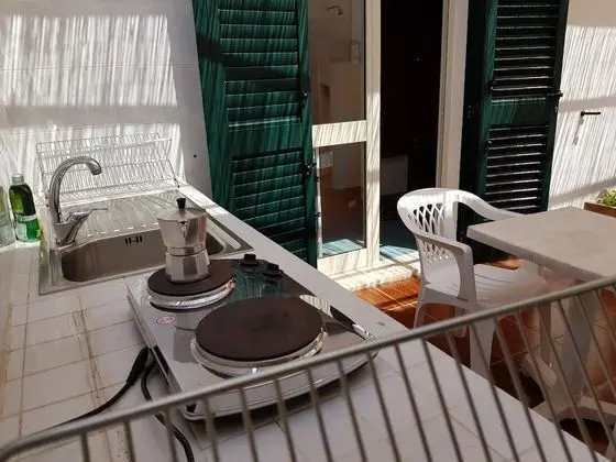 Tek Büyük veya İki Ayrı Yataklı Oda, Veranda