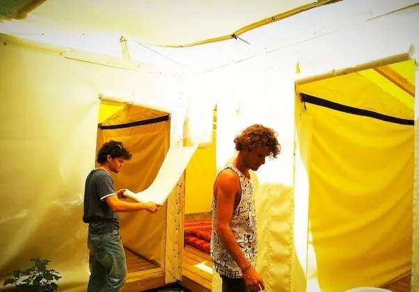 Luxury Private Tent, 4 people, Shared Bathroom