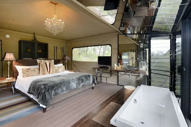 Luxury Çadır, 1 En Büyük (King) Boy Yatak, Küvet, Dağ Manzaralı