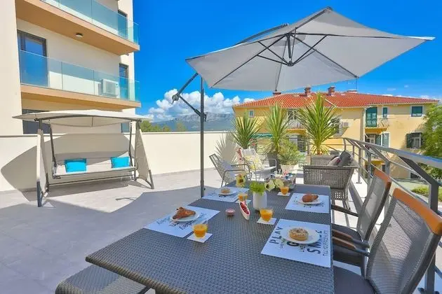 Deluxe Apart Daire, Birden Çok Yatak, Deniz Manzaralı