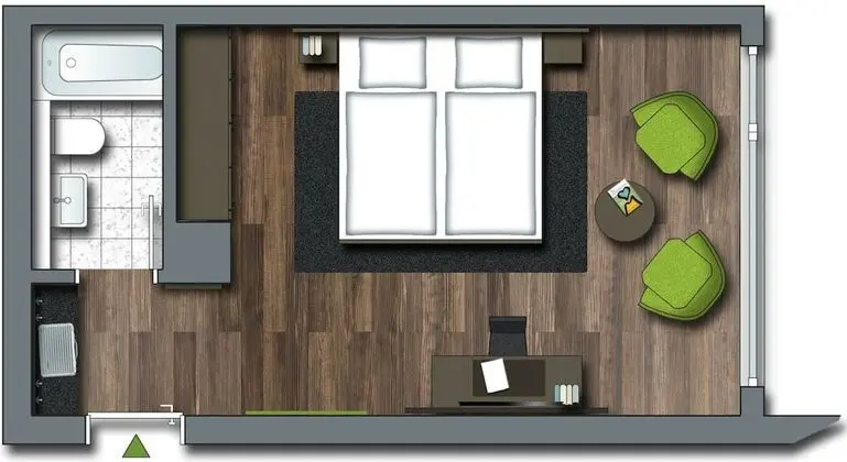 Deluxe Tek Büyük Yataklı Oda, Sigara İçilmez