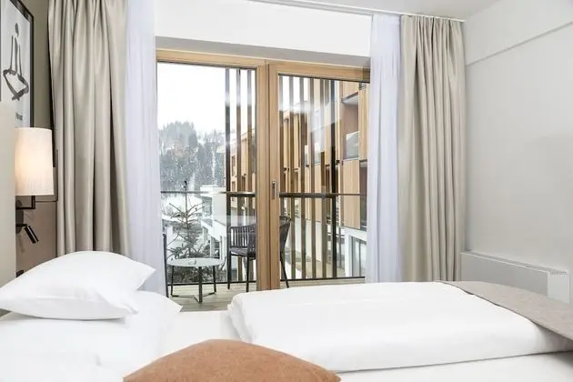 Standard Tek Büyük veya İki Ayrı Yataklı Oda, 1 Yatak Odası, Balkon, Dağ Manzaralı