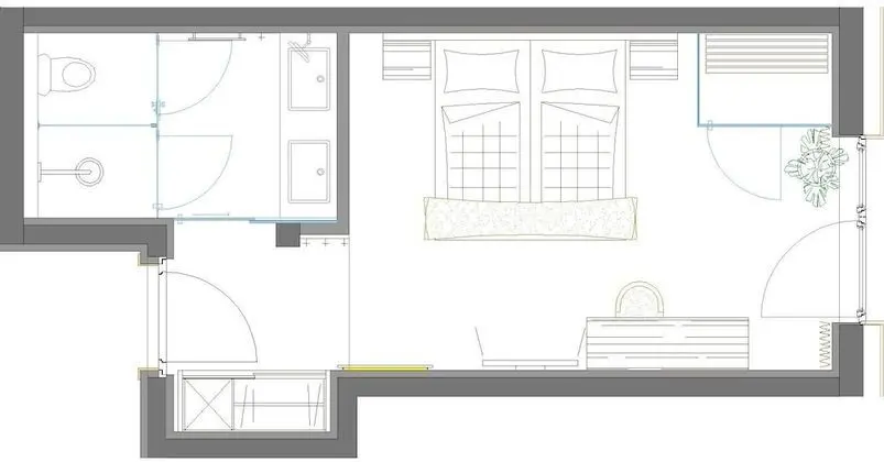 Classic Tek Büyük Yataklı Oda, Dağ Manzaralı