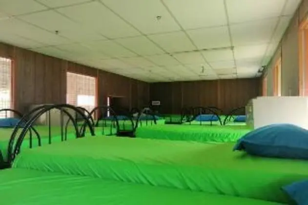 Bed in dormitory