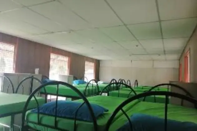 Bed in dormitory