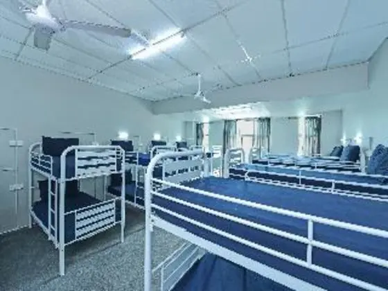 Bed in dormitory
