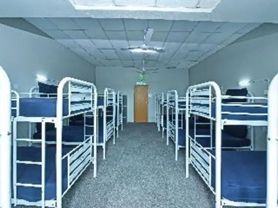Bed in dormitory