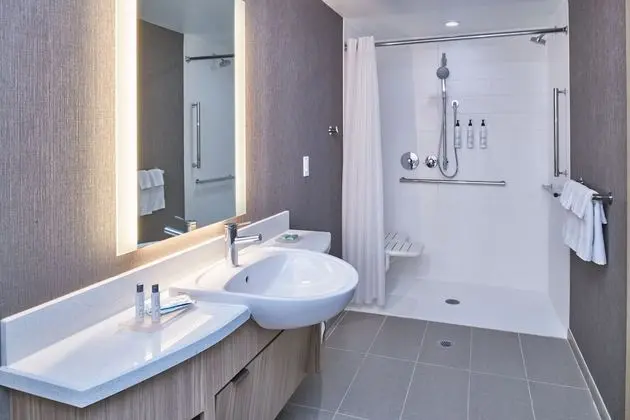 Stüdyo, 1 En Büyük (King) Boy Yatak ve Çekyat (Mobility Accessible, Roll-In Shower)