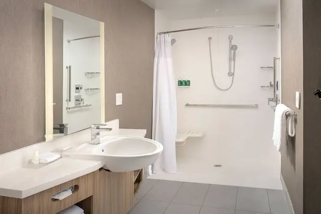 Süit, 1 En Büyük (King) Boy Yatak ve Çekyat, Engellilere Uygun (Mobility w/ Roll-in Shower)