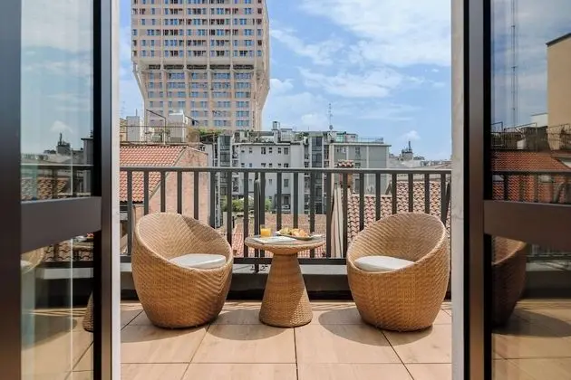 Exclusive Tek Büyük veya İki Ayrı Yataklı Oda, Balkon, Şehir Manzaralı