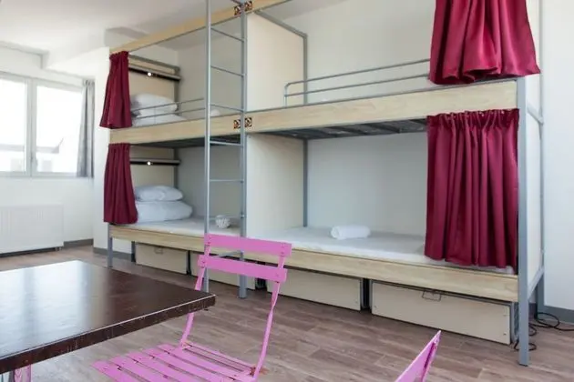 One Bed in a Eight Bed Female Dorm With Shared Bathroom