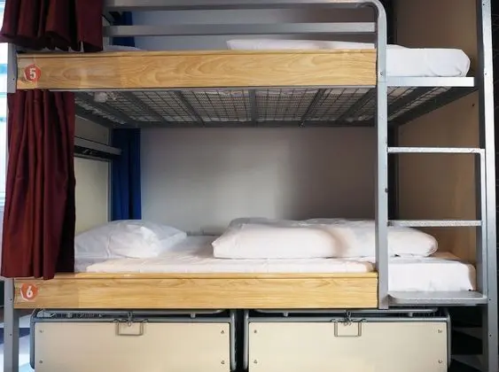 Bed in 8 Bed Mixed Dorm with Shared Bathroom