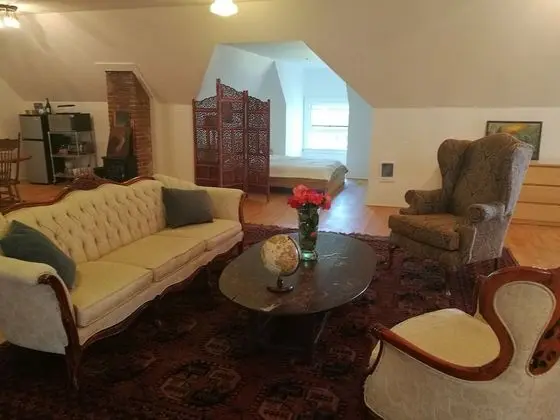 Çatı Katı Süiti (Penthouse), 2 Büyük (Queen) Boy Yatak, Küçük Mutfak, Nehir Manzaralı