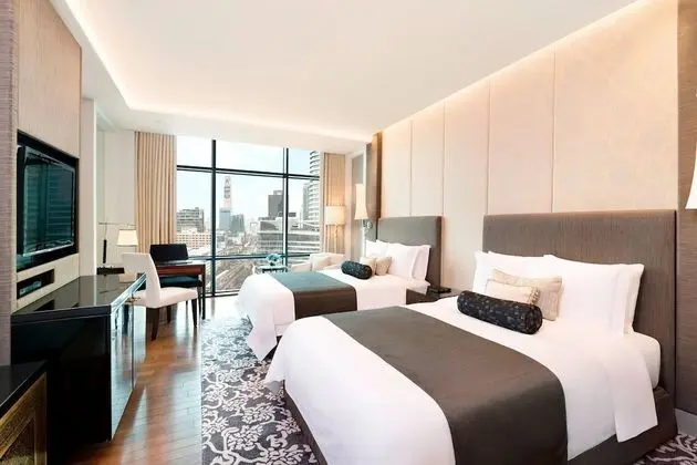 Oda, 2 Çift Kişilik Yatak, Şehir Manzaralı