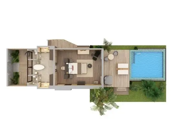 Villa, 1 Yatak Odası