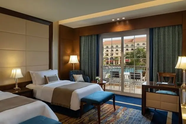 Deluxe Oda, 2 Tek Kişilik Yatak, Balkon, Havuz Manzaralı