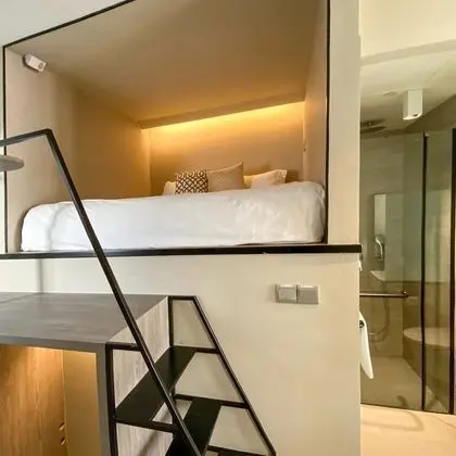 Tek Büyük Yataklı Oda, Penceresiz (SHORT OVERNIGHT, 13 hours: 6PM-7AM)
