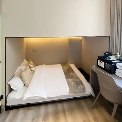 Tek Büyük Yataklı Oda, Penceresiz (SHORT OVERNIGHT, 13 hours: 6PM-7AM)