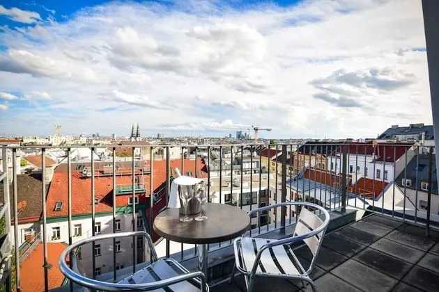 Çatı Katı Süiti (Penthouse), Teras, Şehir Manzaralı (Zebra)