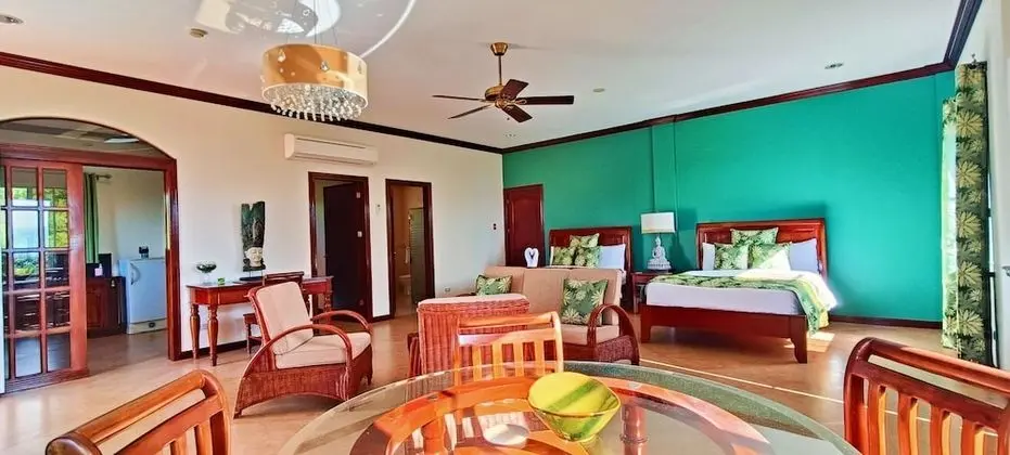 Deluxe Süit, 2 Büyük (Queen) Boy Yatak, Deniz Manzaralı