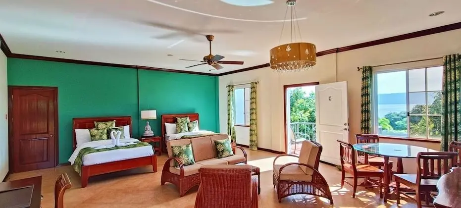 Deluxe Süit, 2 Büyük (Queen) Boy Yatak, Deniz Manzaralı