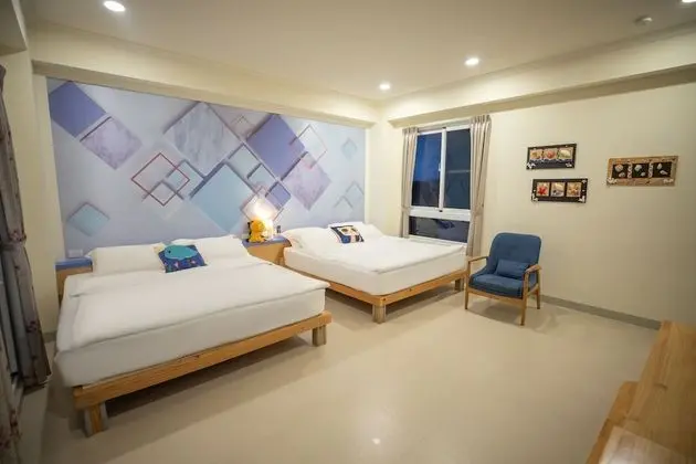Deluxe Dört Kişilik Oda, Birden Çok Yatak, Sigara İçilmez, Kısmi Deniz Manzarası