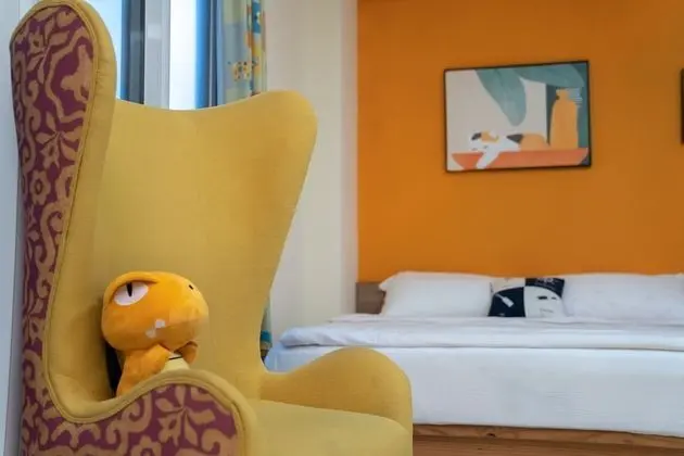 Deluxe Dört Kişilik Oda, Birden Çok Yatak, Sigara İçilmez, Kısmi Deniz Manzarası