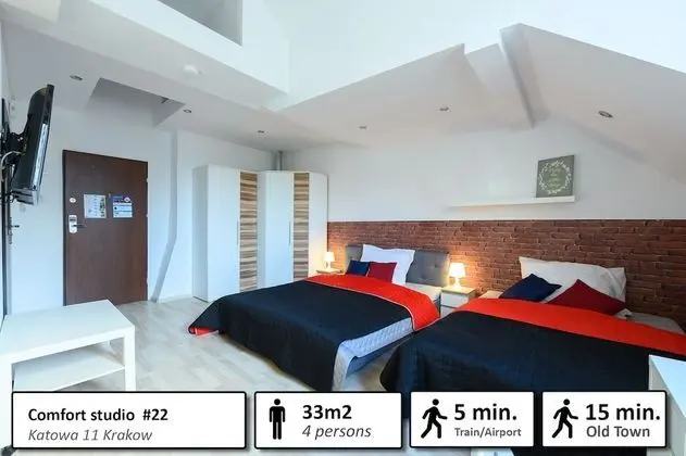 Comfort Stüdyo, 2 Büyük (Queen) Boy Yatak, Şehir Manzaralı