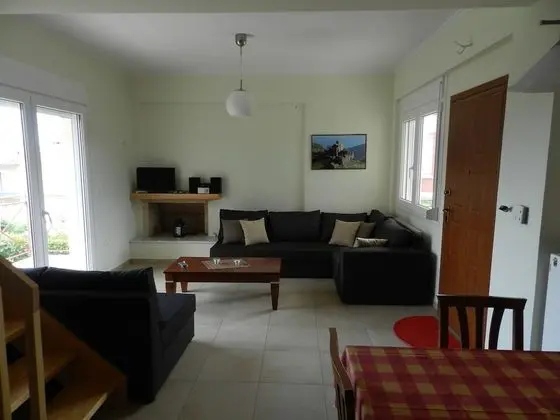 Villa, 3 Yatak Odası, Deniz Manzaralı (Voura)
