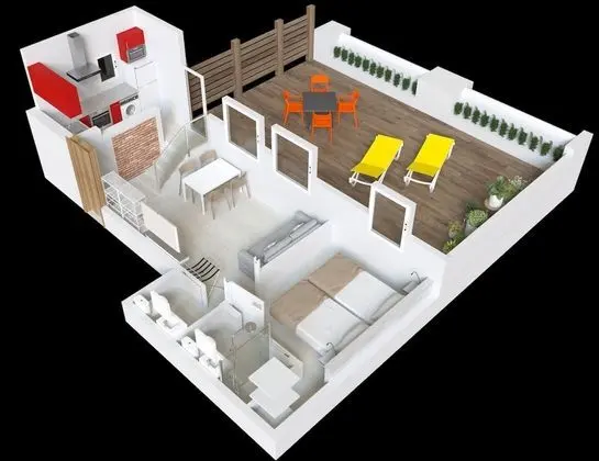 Çatı Katı Süiti (Penthouse), 1 Yatak Odası, Teras, Şehir Manzaralı