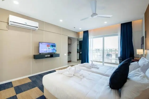 Luxury Süit, 1 Çift Kişilik Yatak, Şehir Manzaralı