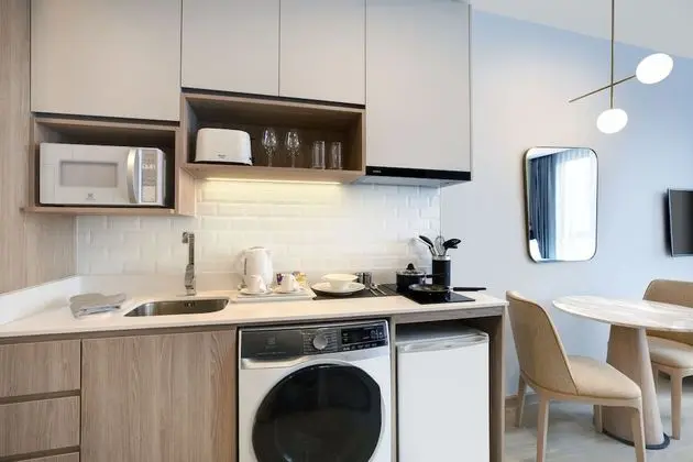 Stüdyo Süit, 2 Tek Kişilik Yatak, Mutfak (High Floor)
