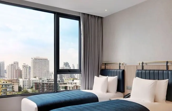 Stüdyo Süit, 2 Tek Kişilik Yatak, Mutfak (High Floor)