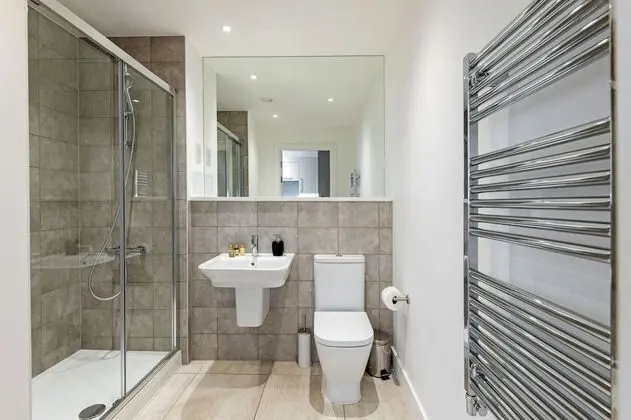 Modern studio with balcony