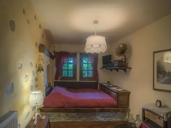 Traditional Apart Daire, 2 Yatak Odası, Şömine (Feggarolousti)