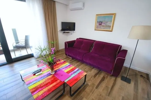Deluxe Apart Daire, 1 Yatak Odası, Deniz Manzaralı, Denize Sıfır (2)