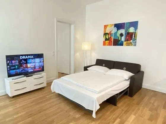 City Apart Daire, 1 Büyük (Queen) Boy Yatak ve Çekyat, Sigara İçilmez, Mutfak