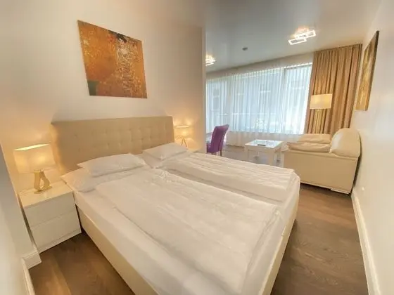 Premium Stüdyo, 1 Büyük (Queen) Boy Yatak, Balkon, Avlu