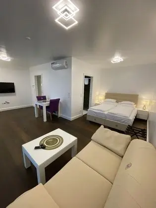 Premium Stüdyo, 1 Büyük (Queen) Boy Yatak, Balkon, Avlu