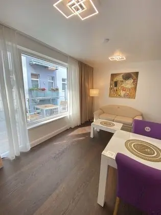 Premium Stüdyo, 1 Büyük (Queen) Boy Yatak, Balkon, Avlu