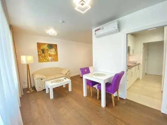 Premium Stüdyo, 1 Büyük (Queen) Boy Yatak, Balkon, Avlu
