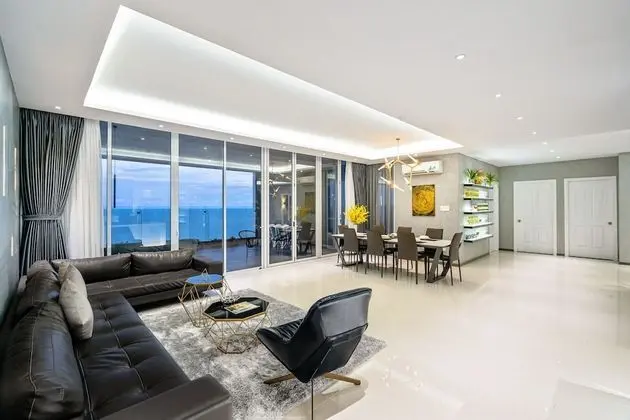 Presidential Çatı Katı Süiti (Penthouse), 4 Yatak Odası, Deniz Manzaralı