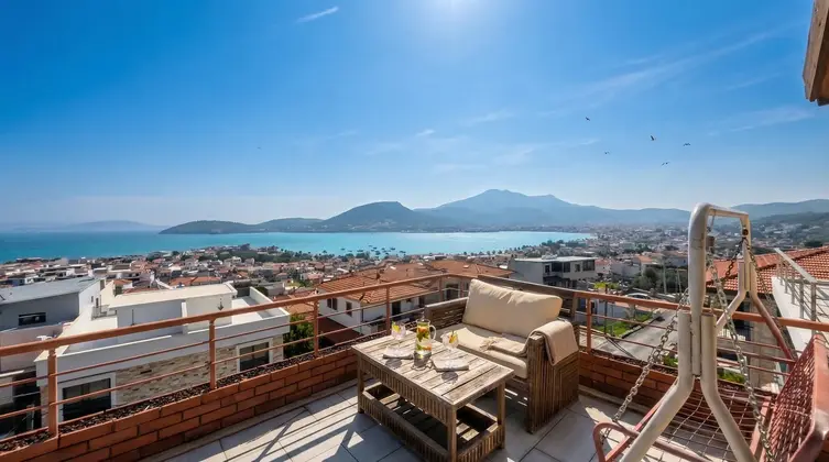 King Suite Üç Kişilik,Deniz Manzaralı,Teraslı