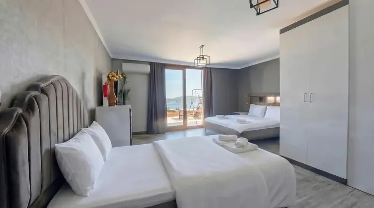 King Suite Üç Kişilik,Deniz Manzaralı,Teraslı