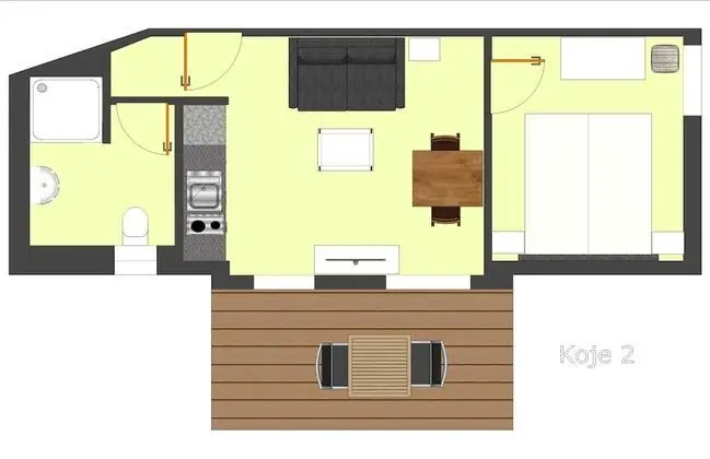 Apart Daire, 1 Yatak Odası